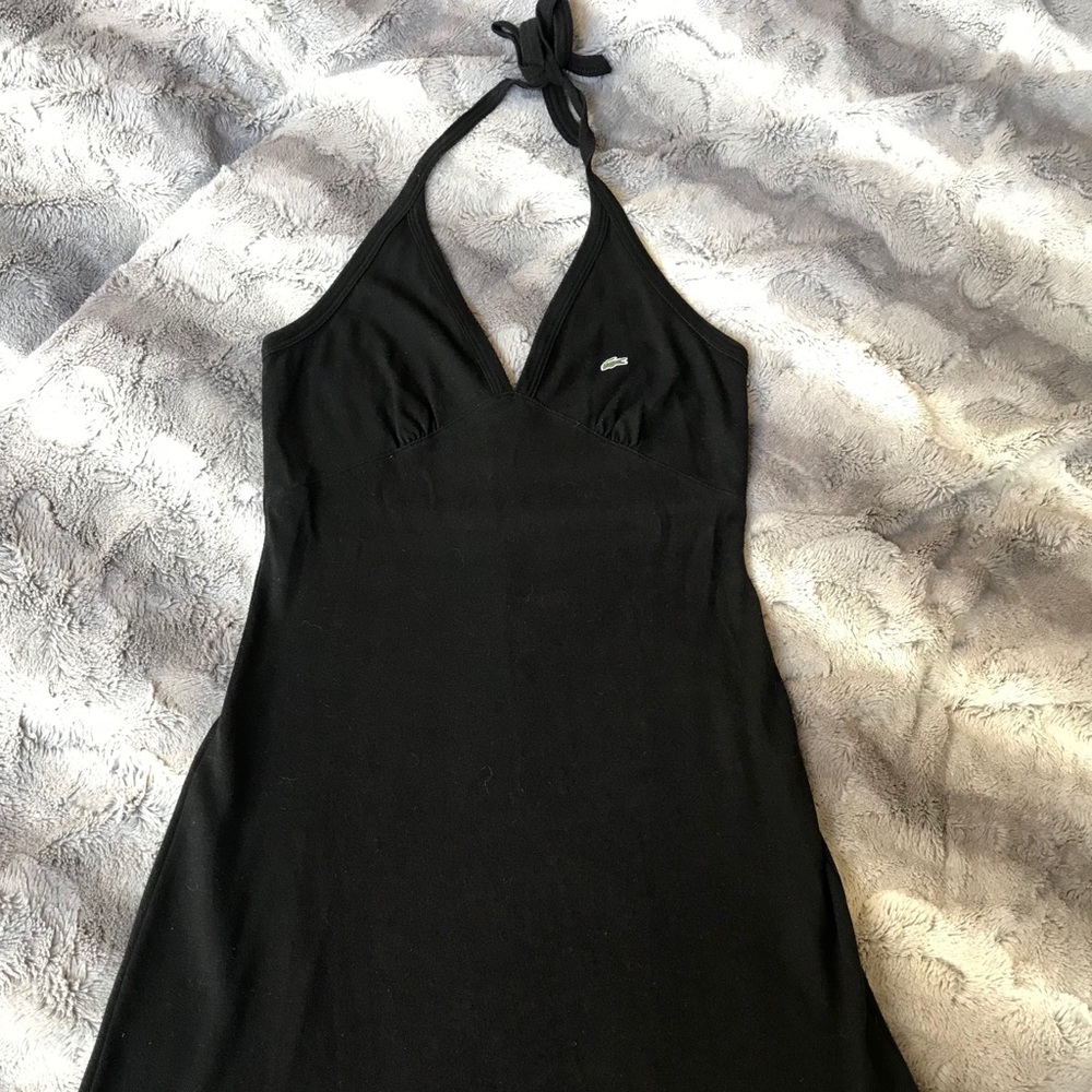 EUC Lacoste Mini Halter dress